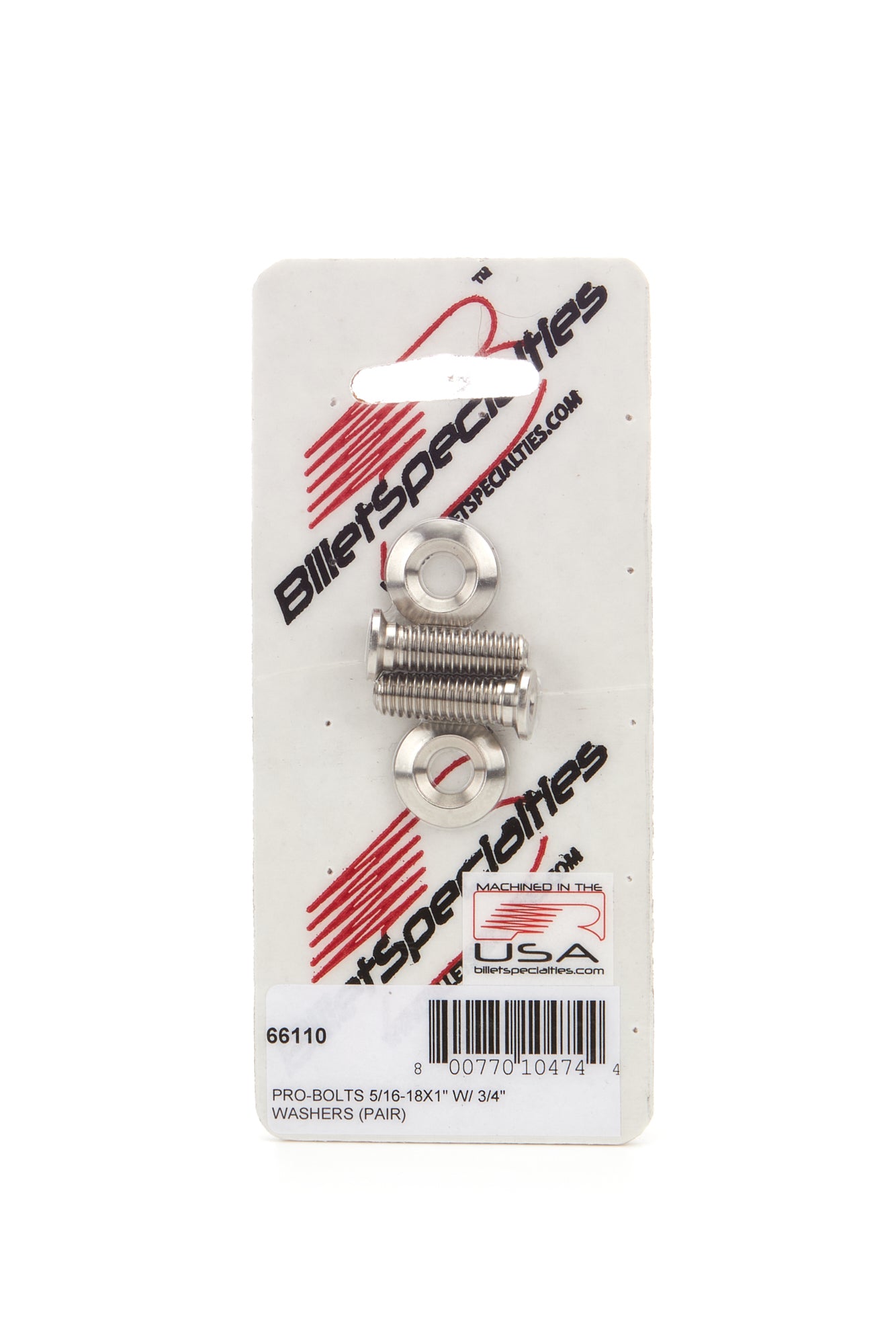 5/16-18 x 1in SS Bolts Pair  -  66110