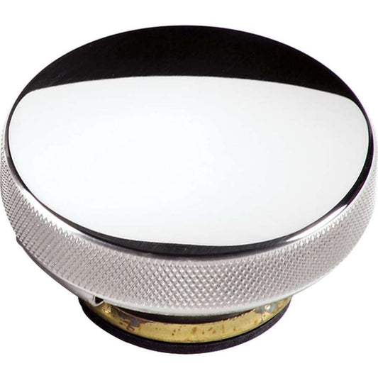Polished Radiator Cap Plain 16lb.  -  75120