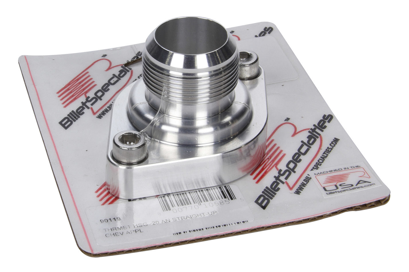 Thermostat Housing -20AN Straight Up Chevy  -  90119