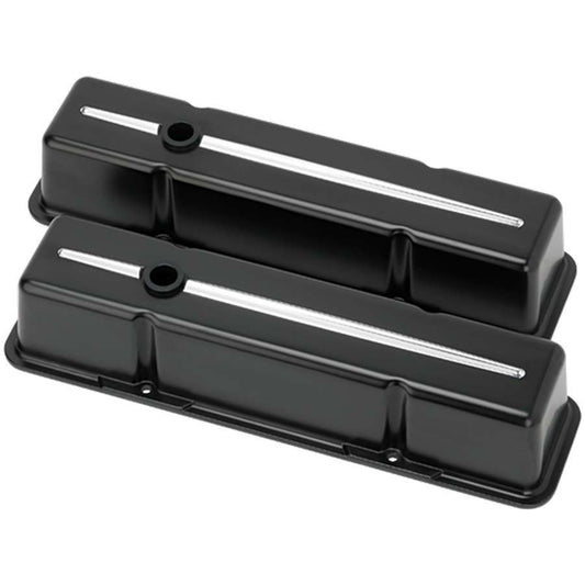 SBC Tall Valve Covers Black  -  95224