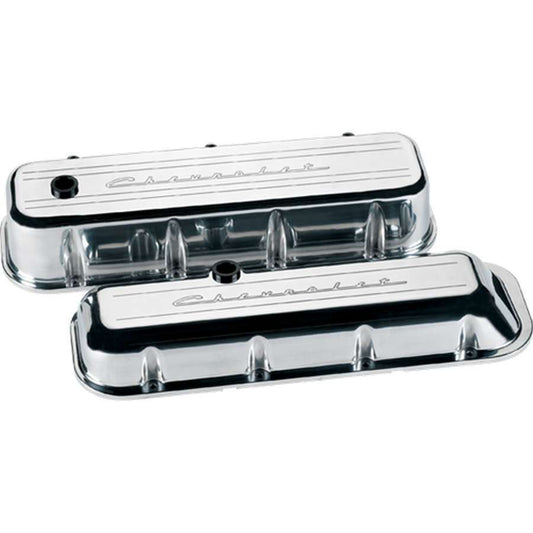 BBC Valve Covers Chevy Logo Tall  -  96123