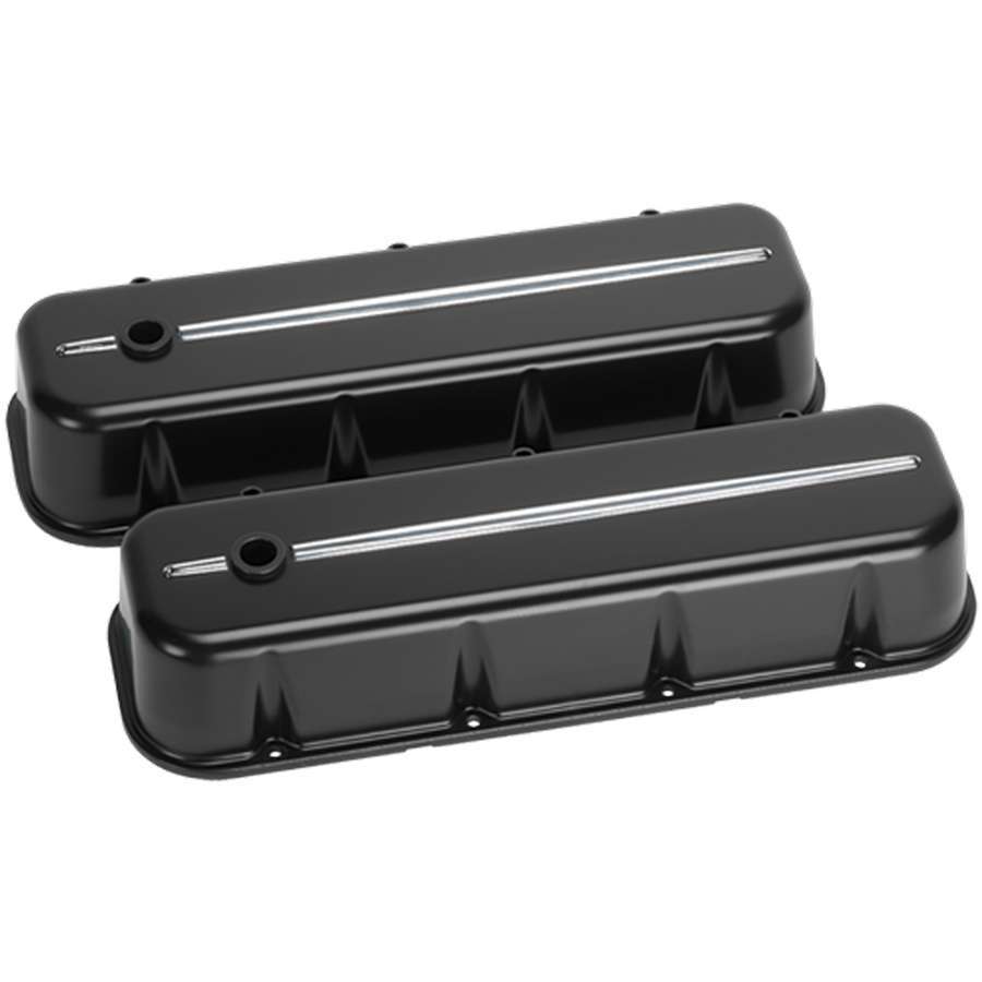 BBC Tall Valve Covers Black  -  96124