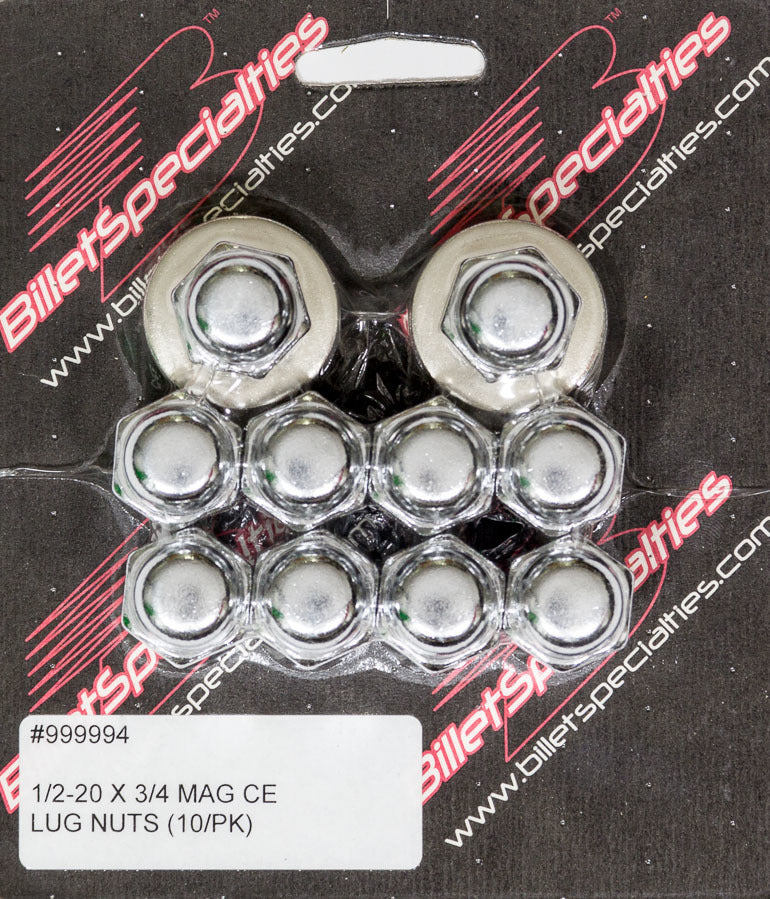 1/2-20 X 3/4 Mag Lug Nuts (10/PK)  -  999994
