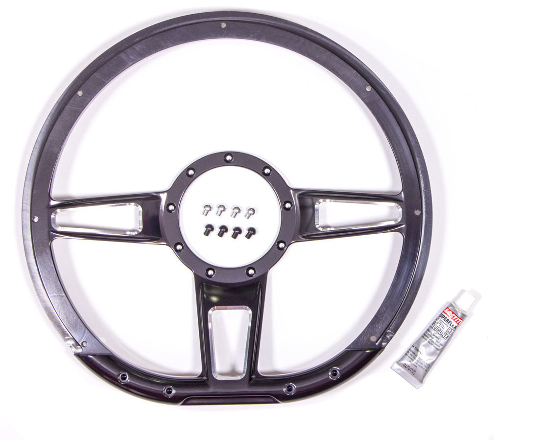 Steering Wheel Formula D-Shaped 14in Contrast  -  BC29409