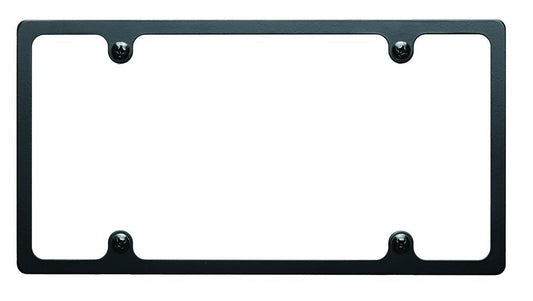 License Plate Frame Slim Line Black  -  BLK55020