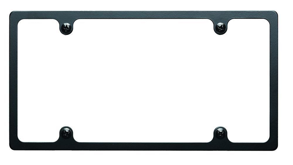 License Plate Frame Slim Line Black  -  BLK55020