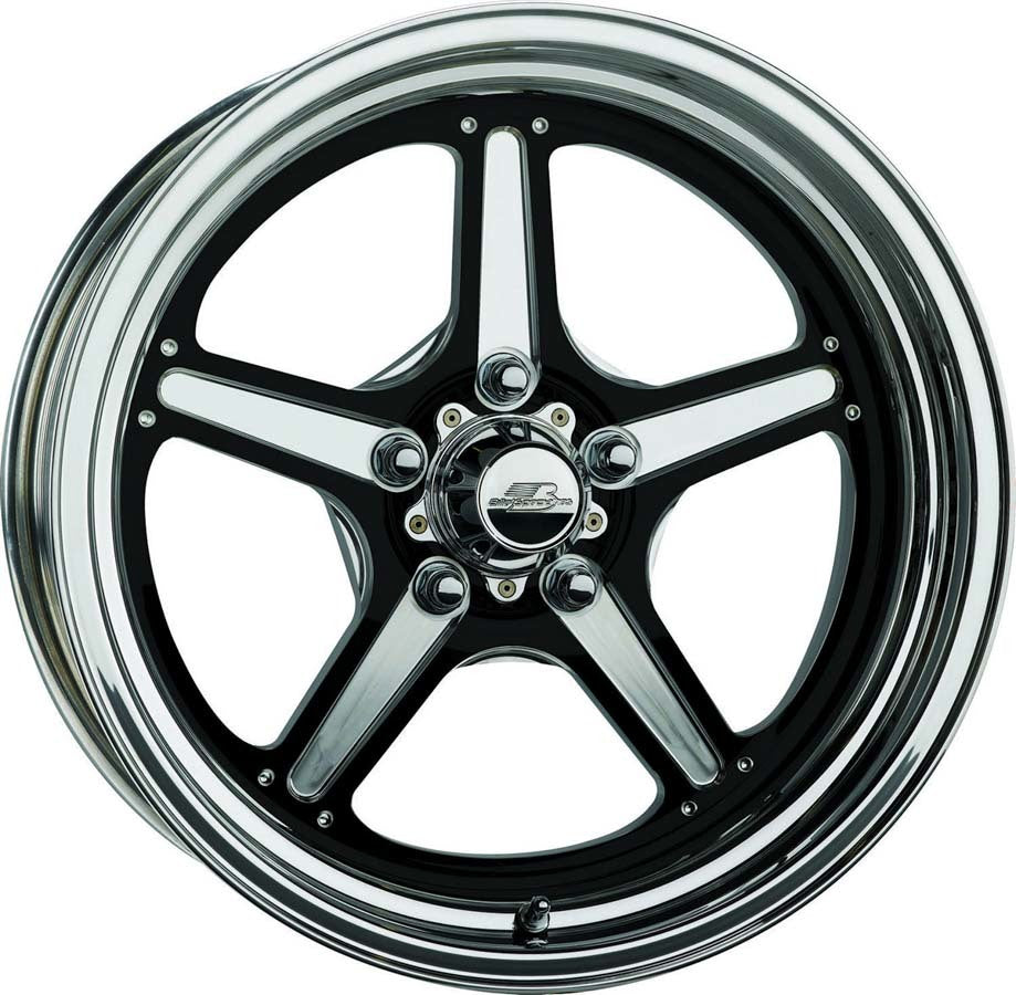 Street Lite Black Wheel 15x4 2.25in BS  -  BRS035406122N