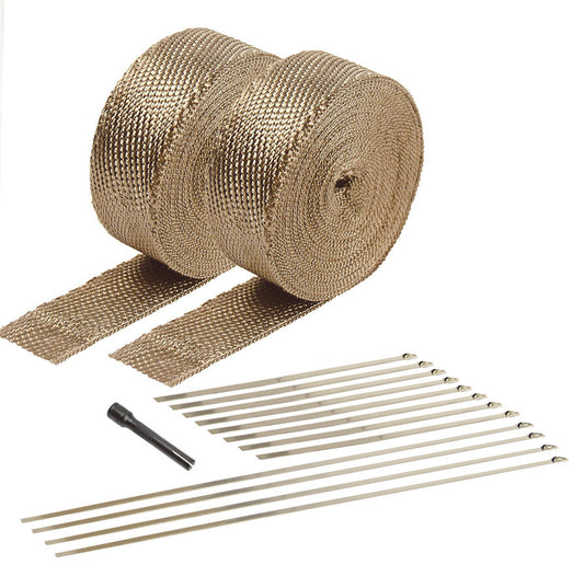 Exhaust & Pipe Wrap Kit Titanium  -  10095