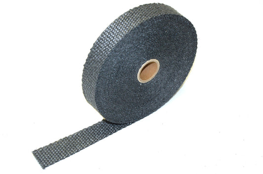 1in x 50'Exhaust Wrap Black Glass  -  10107