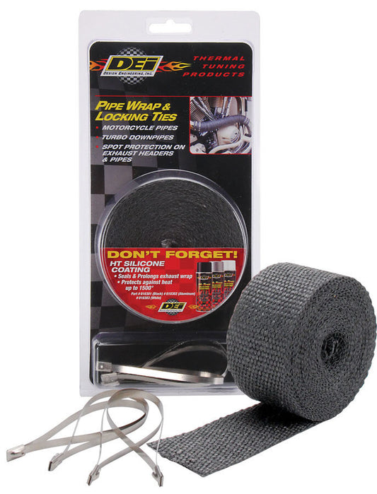Exhaust Wrap Kits-Kit - Pipe Wrap & Locking Tie  -  10119