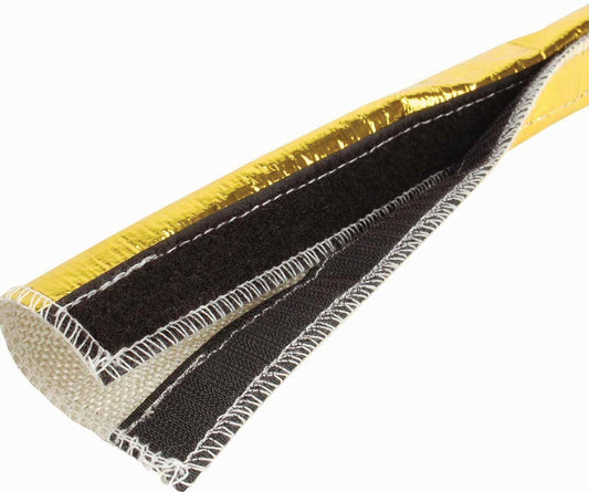 Heat Shroud Gold 1/2in to 1-1/4in ID x 3 Feet  -  10458