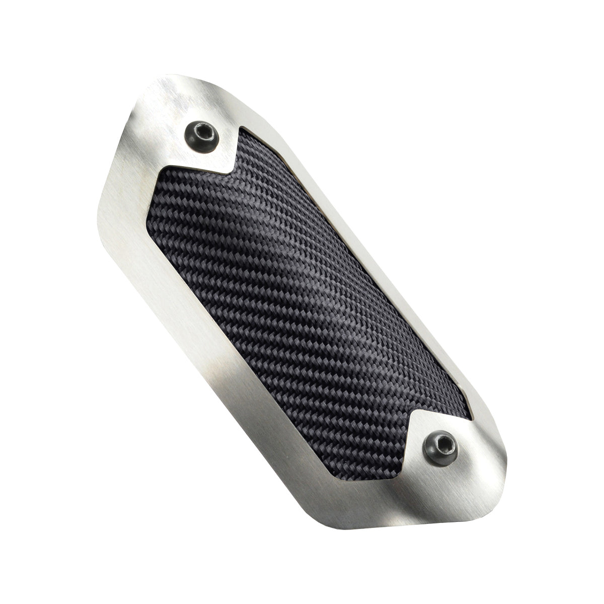Flexible Heat Shield 3.5 in x 6.5in Brushed/Onyx  -  10900