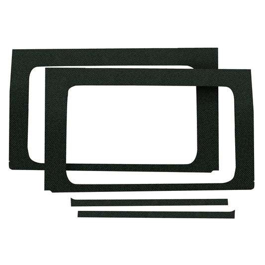 Jeep JL 4 DR 18-   Side Window Black  4pc  -  50173