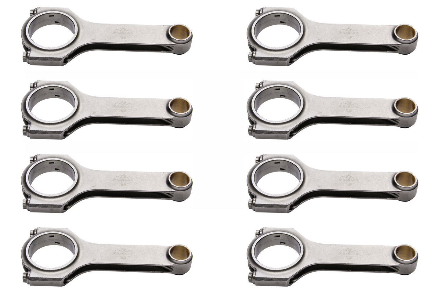 SBC 4340 Forged H-Beam Rods 6.200 w/ARP 2000  -  CRS6200B3D2000