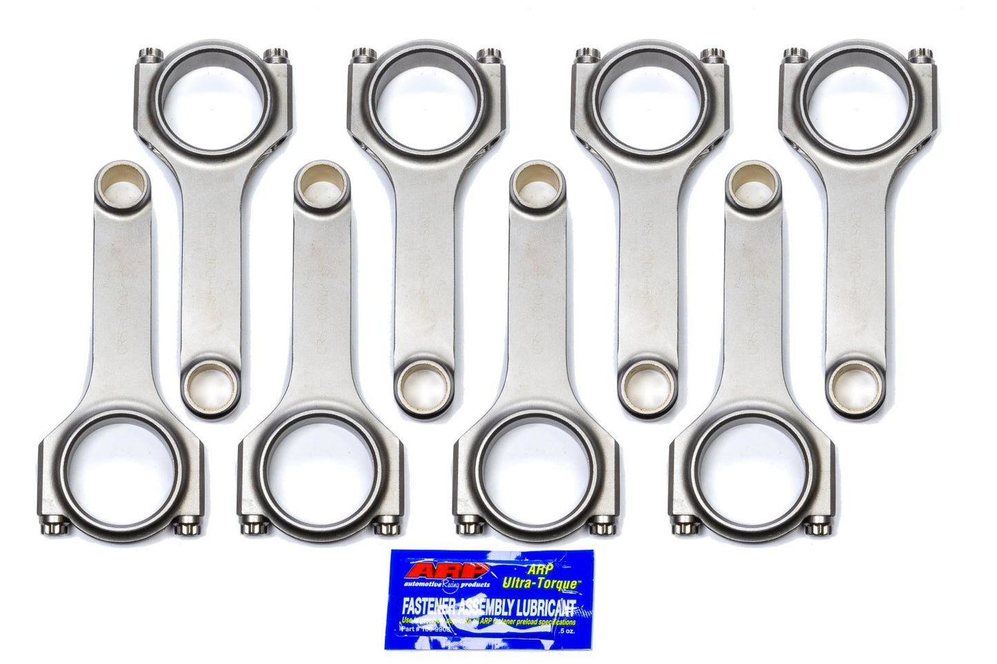 SBC 4340 Forged H-Beam Rods 6.200 w/L19 Bolts  -  CRS6200B3DL19