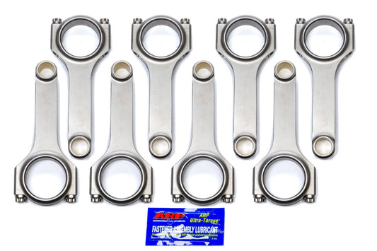 SBC 4340 Forged H-Beam Rods 6.200 w/L19 Bolts  -  CRS6200B3DL19