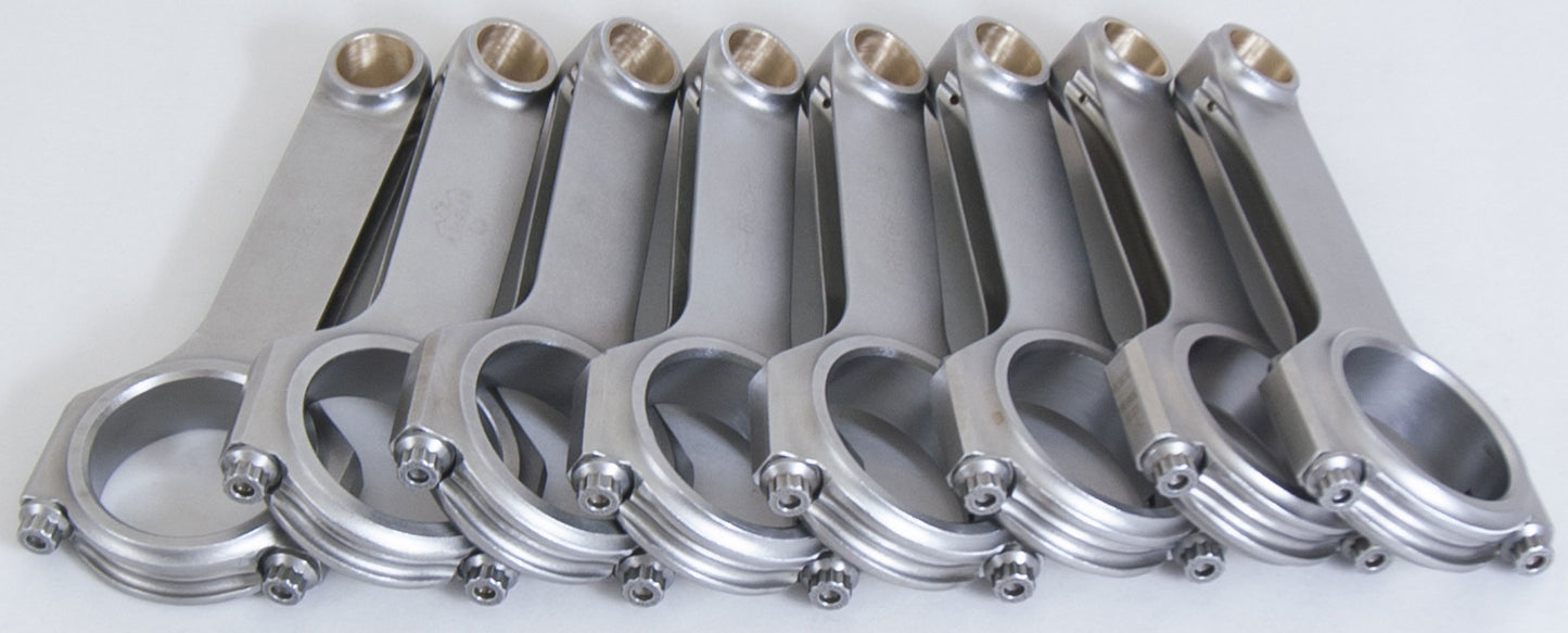 Pontiac 4340 Forged H-Beam Rods 6.625in  -  CRS6625P3D