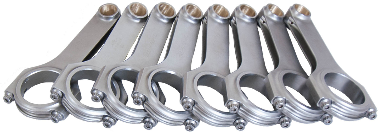 BBM 4340 Forged H-Beam Rods 6.760in w/.990 Pin  -  CRS6760B3D