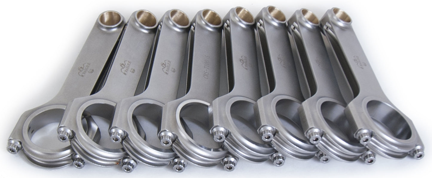 BBC 4340 Forged H-Beam Rods 7.100in  -  CRS71003D