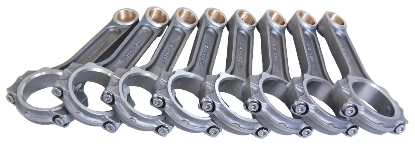 BBC Forged 4340 I-Beam Rods 6.385 w/7/16 Bolts  -  FSI6385