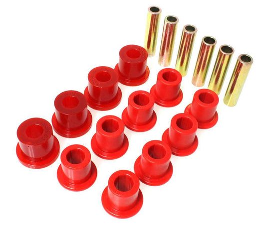 87-94 CJ Frt & Rr Sprng Bush Set Red  -  2.2107R