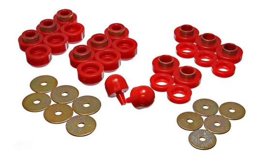 Body Mount Bushings Jeep Red  -  2.4107R