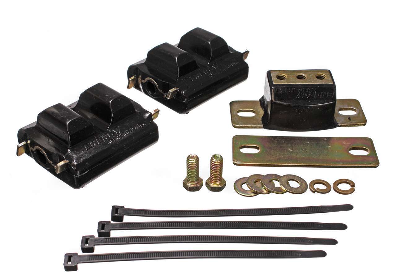 SBC Motor & Trans Mount Kit Zinc Finish Black  -  3.1130G