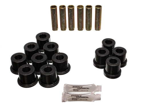 Chevy Rear Spring Bushing Set Black  -  3.2108G