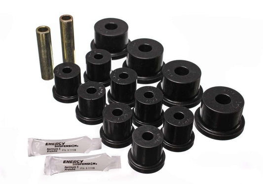 64-73 Mustang Rr Spring Bushings Black  -  4.2101G