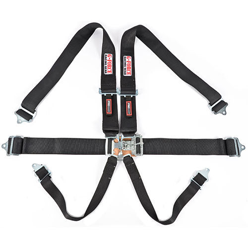 6pt Harness Set L&L Black Indiv Shldr  -  6001BK