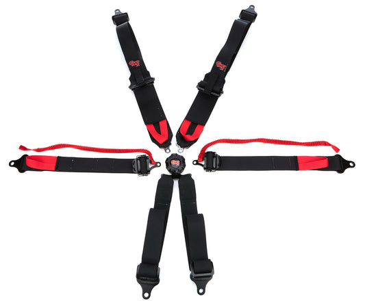 6pt Harness Camlock Black SFI16.5 HNR  -  7601BK