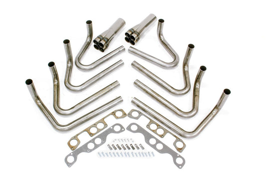 SBC Weld-Up Header Kit 2in Brodix Spread Port  -  65645