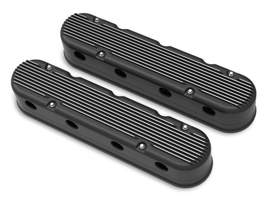 Valve Cover Set - GM LS 2-Piece Design - Black  -  241-182