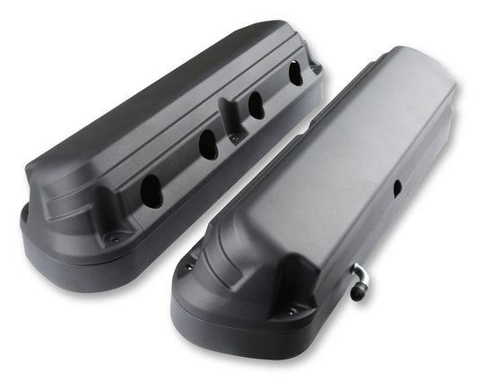 2-Piece Alm Valve Cover Set GM LS Black Finish  -  241-187