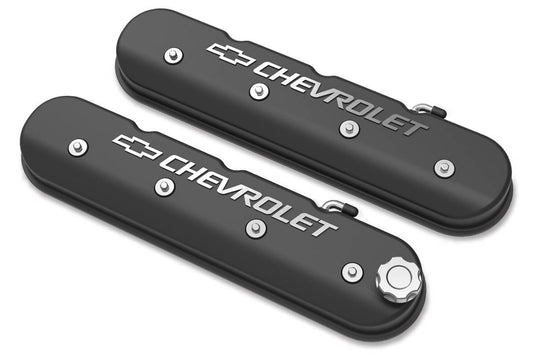 LS Series Valve Covers w/Bowtie Chevrolet Logo  -  241-402