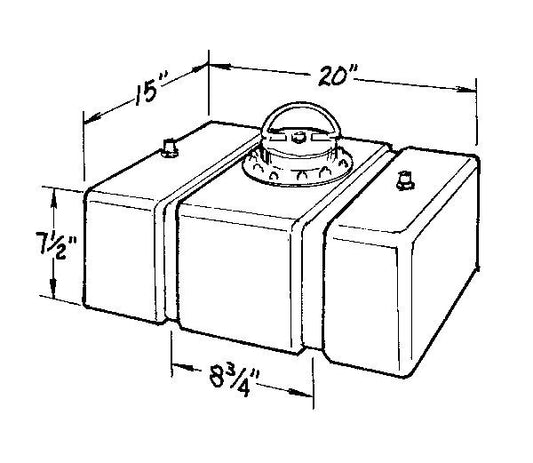 8-Gallon C/T Fuel Cell  -  200-008-01