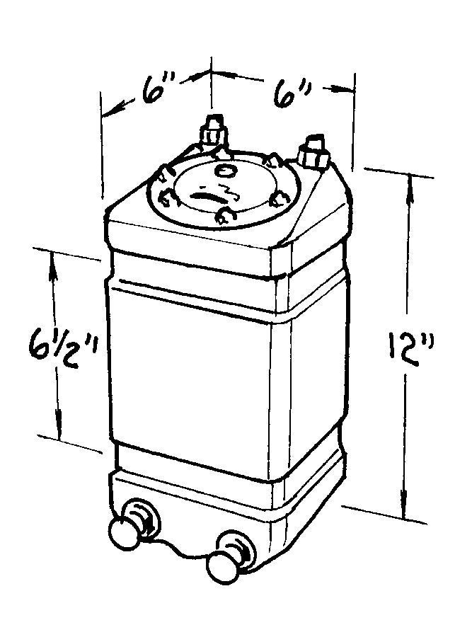 1-Gallon Pro Drag Fuel Cell  -  220-001-01