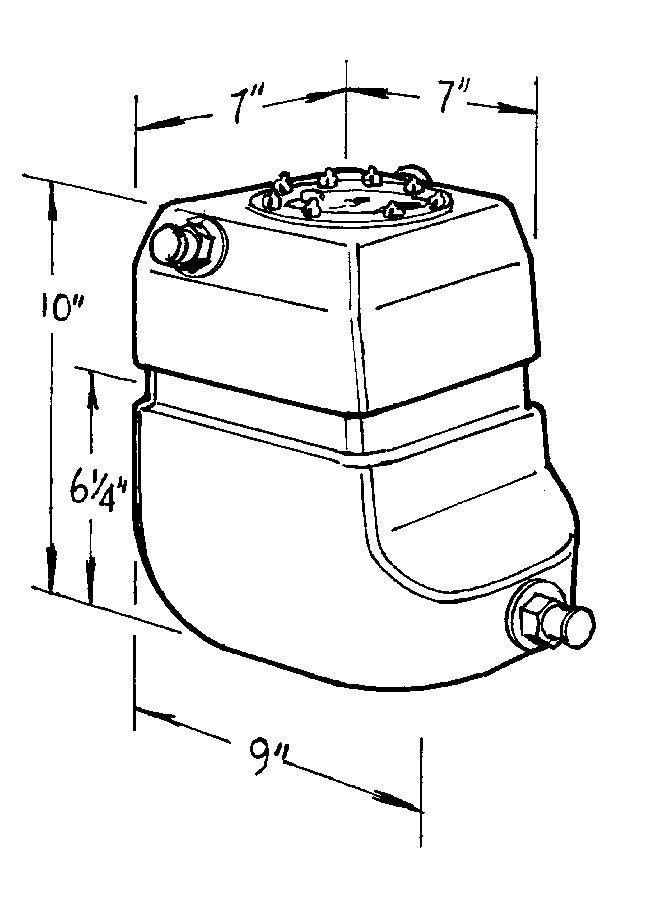 2-Gallon Pro Drag Fuel Cell  -  220-002-01