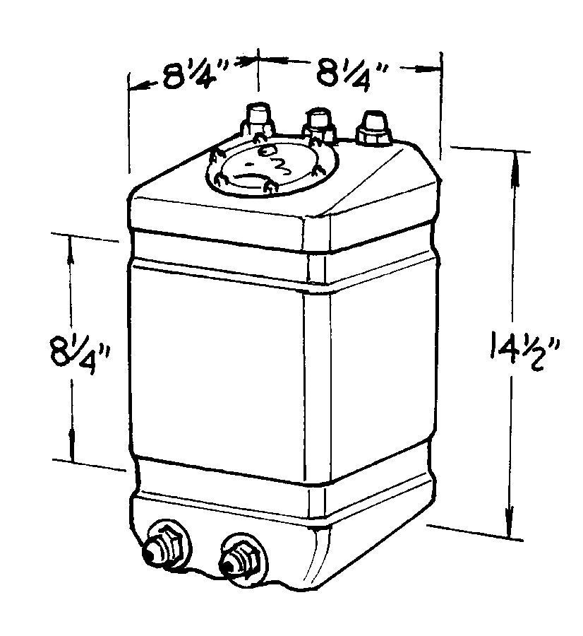 3-Gallon Pro Drag Fuel Cell  -  220-003-01