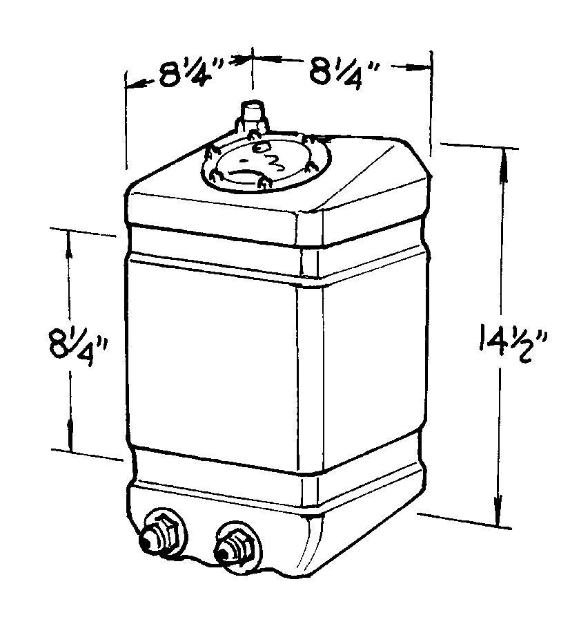 3-Gallon Drag Race Cell  -  250-003-01