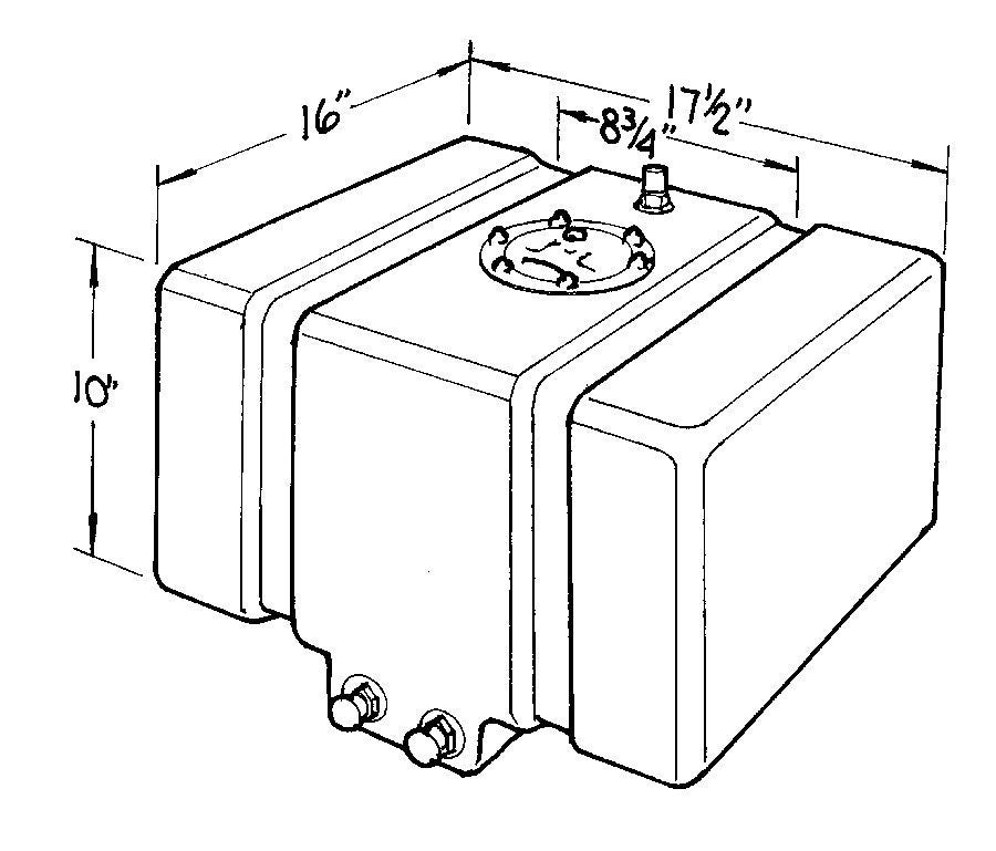 12-Gallon Drag Race Cell  -  250-012-01