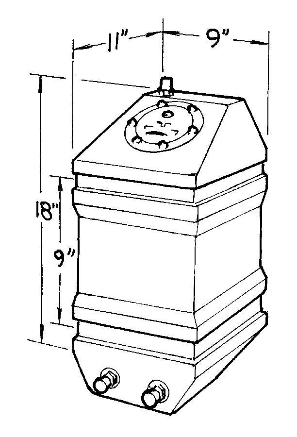 5-Gallon Drag Race Cell  -  250-105-01