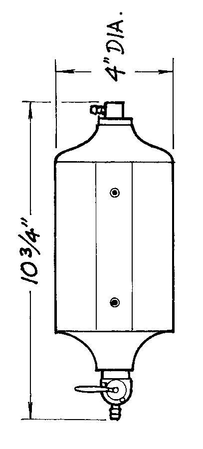 Black Radiator Catch Can 1qt.  -  600-025-01