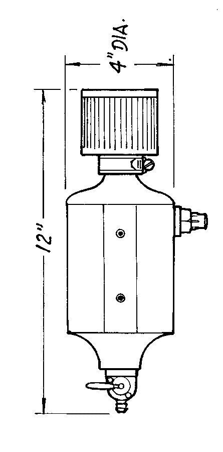 Black Breather Tank AN-6  -  605-025-01