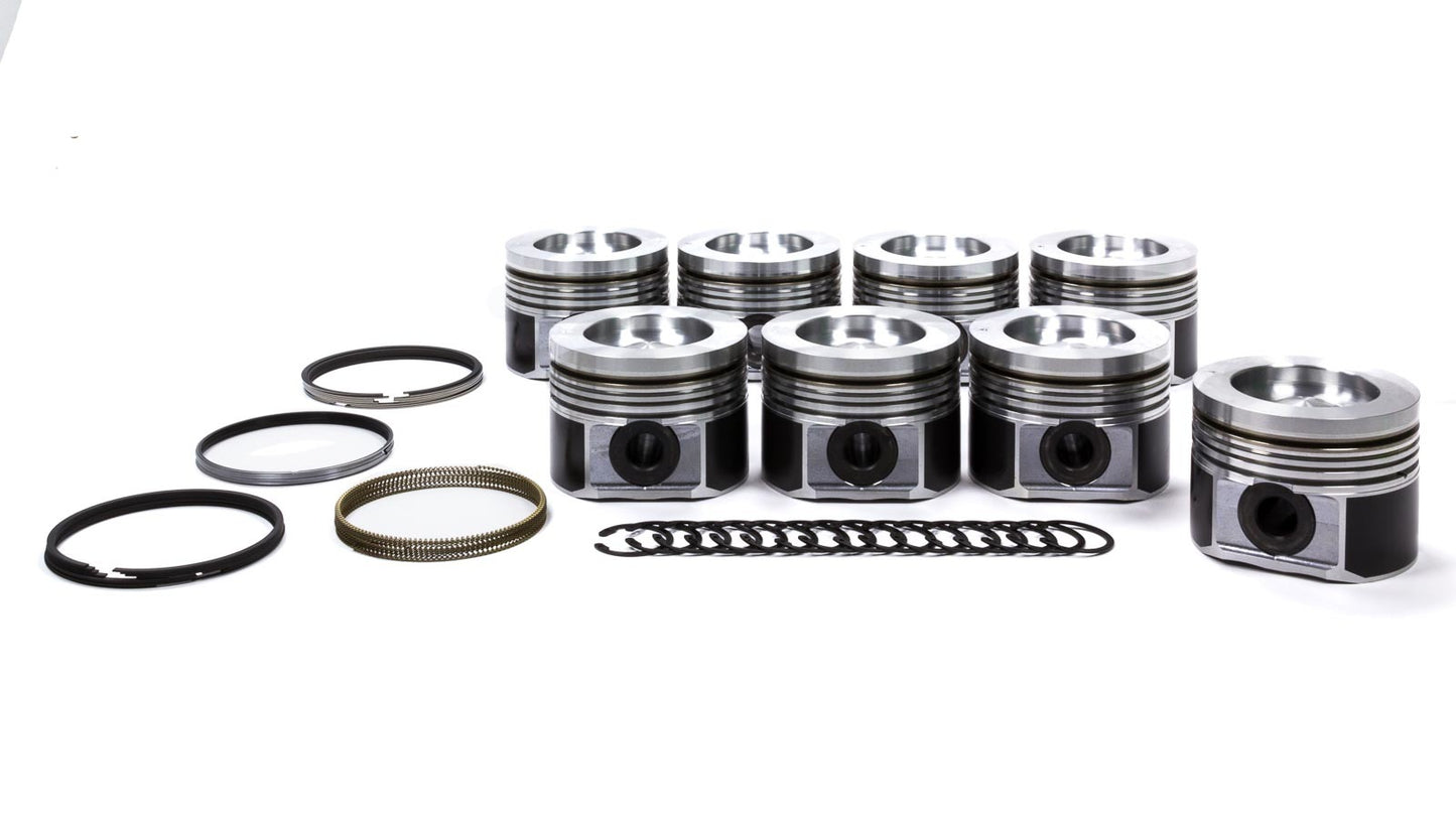 6.6L Duramax PowerPak Piston Set 4.075 Bore  -  930036075