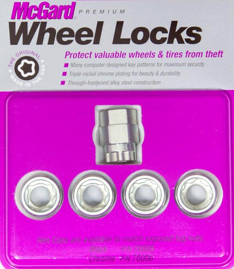 WHEEL LOCK 12MM X 1.50 CONICAL SEAT (4)  -  24012