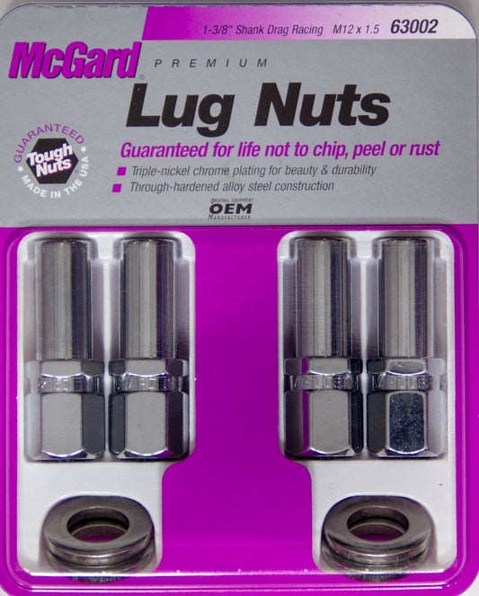 LUG NUT 12MM X 1.50 RACE X-LONG SHANK  -  63002