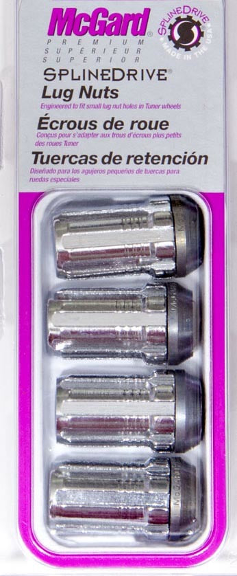 Lug Nut 12MMx1.50 4 Pack Splinedrive  -  65357