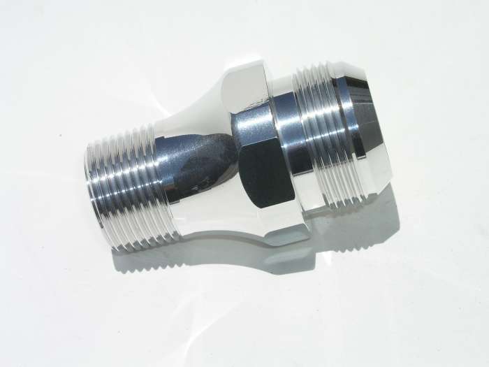 #20an Water Pump Fitting - Polished  -  WP1020U