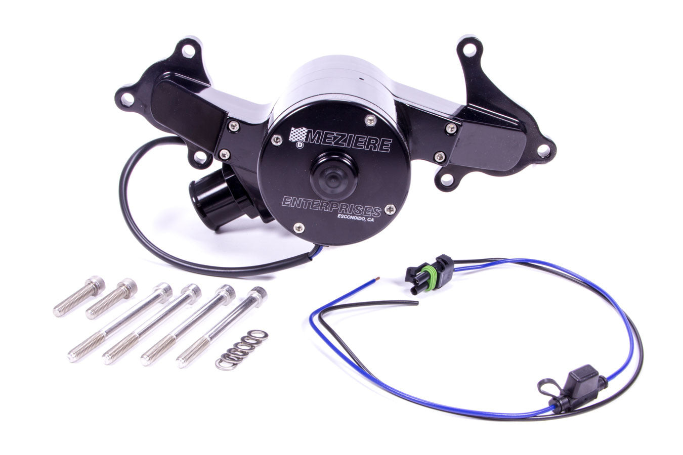 Hemi Billet Electric W/P - Hi-Flow - Black  -  WP314S